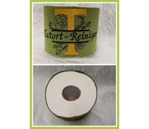 Stickdatei - Doodle Blumen Alphabet Monogram geteilt "T"